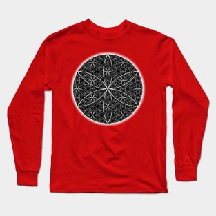 Dimensional Flower of Life 3 Long Sleeve T-Shirt